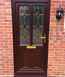Elegant Appearance of a Traditional Wooden Front Door